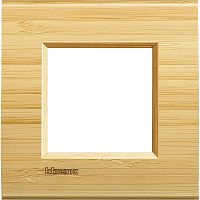 Рамка прямоугольная Legrand BTicino LivingLight 2 мод Бамбук картинка